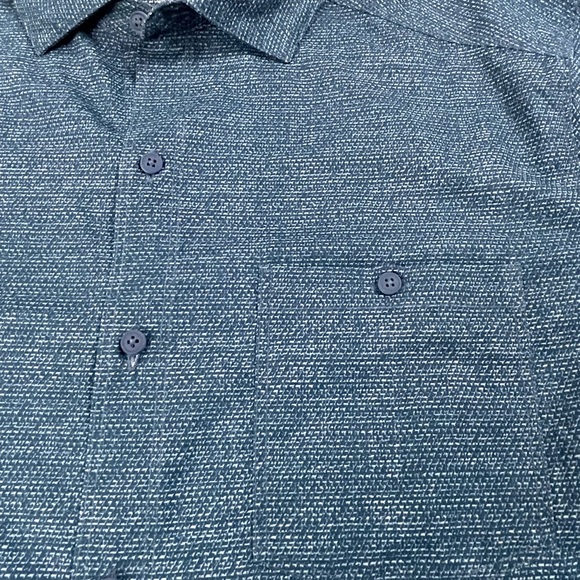 Kuhl Men’s Blue Button Down Quick Dry Performance Shirt Medium - Picture 2 of 10
